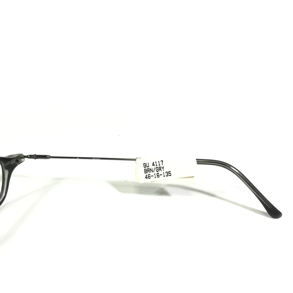 Guess Petite Eyeglasses Frames GU4117 BRN/GRY Black Grey Rectangular 46-16-135